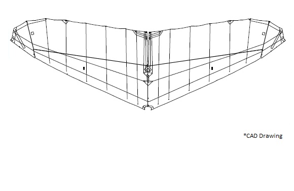 Sail set for Polaris drawing CAD